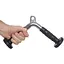 Ручка для тяги York Fitness V-подібна на трицепс з гумовими рукоятками, хром - мініатюра 4