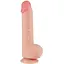 Фалоімітатор Sliding-Skin Dual Layer Dong 9.5'' 24 см тілесний - мініатюра 1