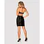 Сукня під зміїну шкіру Obsessive Vivianty dress чорна XS/S - мініатюра 4