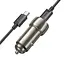 Адаптер автомобильный Type-C to Type-C Cable Tough dual port car charger Z48 синий - миниатюра 7
