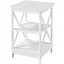 Стеллаж Chomik Holly с двумя деревянными полками белый - миниатюра 4