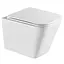 Подвесной унитаз Mixxus Premium Quadro-0301-T3 490x340x360 мм, система смыва Tornado 3.0 MP6453, Белый - миниатюра 1
