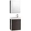 Комплект тумба з умивальником + дзеркальна шафа Roca Mini 45 см венге A855866154 - мініатюра 1