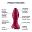Анальна пробка Satisfyer Rotator Plug 2+ 12.8 см (червоний) - мініатюра 8