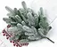 Гілка ялинки штучна Hvoya Lux засніжена 60 см 3 шт. - мініатюра 2