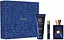 Набор Versace Pour Homme Dylan Blue (edt 100ml + edt 10ml + sh/gel 150ml) - миниатюра 1