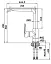 Смеситель для кухни Adell Lea с поворотным изливом Хром 30412 - миниатюра 3