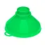 Воронка (лейка) Ø 15,5 см пластиковая с широким горлом на банку, Kitchette Зеленый 86410 - миниатюра 7