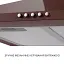 Вытяжка купольная Минола HK 5214 BR 700 LED - миниатюра 8
