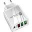 Зарядний пристрій Mirrow 3 USB Type-C Super Charge/Quick Charge 36W White (985741235) - мініатюра 1