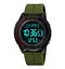 Годинник чоловічий наручний спортивний Skmei 2412 силіконовий з магнітною застібкою (Зелений) - мініатюра 2