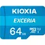 Карта памяти Kioxia MicroSDXC 64GB UHS-I Class 10 Exceria R100MB/s + SD-адаптер (LMEX1L064GG2) - миниатюра 1