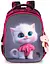 Ортопедический школьный рюкзак 6 в 1 для девочки School Standard 38х30х18 см с Котиком для младших классов (170-61) - миниатюра 2