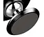 Автотримач Baseus Small Ears Magnetic Bracket Vertical Type Black (SUER-B01) (19997) - мініатюра 2