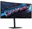 Монитор 34" Gigabyte G34WQC2 Gaming Monitor Curved UWQHD VA 200Hz (G34WQC2 Gaming Monitor) - миниатюра 2