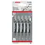 Полотно пиляльне для електролобзика Bosch Professional по дереву T144D, 4-5.2х100мм, 5 шт. - мініатюра 1