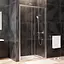 Душевые двери AM.PM Gem 110x195 см стекло прозрачное хром матовый W90UG-110-1S-195MT, прозрачный, хром матовый - миниатюра 4
