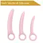 Набір фалоімітаторів Erospace Sweet Play A13 3 шт. рожевий - мініатюра 7