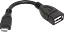 Переходник OTG micro USB M-USB AF, 8см - миниатюра 2