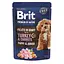 Корм вологий Brit Premium Fillets in Gravy Turkey & Carrots Puppy для цуценят малих порід філе в соусі індичка - мініатюра 1