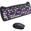 Комплект (клавиатура и мышь) CANYON HSET-W6 EN Kitty Edition AAA+АА Wireless Violet - миниатюра 3