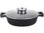 Сотейник Zauberg алюмінієвий мармурове покриття індукційний 28 см 3.5 л чорний (YLS8028 B) - мініатюра 1
