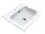 Умивальник Miraggio Della 500 mirasoft 0001068, Білий матовий - мініатюра 2