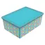 Коробка Qutu Trend Box Vibrant, 10 л, 37х26х14 см, голубой (TREND BOX с/к VIBRANT 10л.) - миниатюра 1