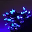 Світлодіодна гірлянда Конус на 120 LED гірлянда 8 режимів від мережі для приміщення та вулиці під накриттям 3 м на 0.6 м Синя - мініатюра 2