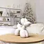 Уценка. Статуэтка декоративная МВМ My Home Пес из шарика белый (DH-ST-06 WHITE) - миниатюра 4