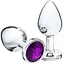 Анальная пробка Passion стальная с кристаллом XS (4821002030187) - миниатюра 1