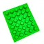 Силиконовая форма на планшете для конфет, шоколада, мини тортиков, желе, выпечки кексов и мини-маффинов, 30 ячеек Зелёный 88125 - миниатюра 2