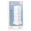Мережевий фільтр-подовжувач Yiwu HP-5-11MF TOWER B24 4,8 м 12 розеток 3USB + 1PD LED-лампа білий  - мініатюра 10