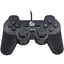 Геймпад Gembird JPD-UDV-01 черный USB с вибрацией для ПК 2 аналоговых джойстика 12 кнопок - миниатюра 1