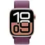 Смарт-годинник Apple Watch Series 10 GPS 42mm Rose Gold Aluminum Case w. Plum Sport Loop (MWWK3) - мініатюра 2