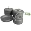 Набор посуды Bo-Camp Explorer XL 4 Pieces Hard Anodized Grey / Green (2200249) (DAS302116) - миниатюра 1