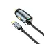 Адаптер автомобильный HOCO Type-C Cable car charger NZ7 серый - миниатюра 1