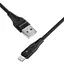 Кабель Proove Soft Silicone USB-A to Lightning 1m Black (CCSO20001101) [133328] - миниатюра 3