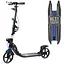 Самокат Best Scooter 93-103х64х16 см Чорно-синій 000255835 - мініатюра 1