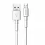 Кабель Baseus Mini Cable microUSB USB 2.4 A 1 м White CAMSW-02 - миниатюра 1