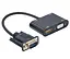 Переходник Cablexpert VGA на HDMI/VGA A-VGA-HDMI-02 (A-VGA-HDMI-02) - миниатюра 1