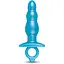 Анальна пробка B-Vibe Butties 14.3 см (блакитний) - мініатюра 1