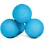 Силиконовый массажный двойной мяч Hop-Sport HS-S063DMB 63 мм голубой - миниатюра 3