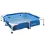 Басейн для домашніх тварин Intex 48402, 152 x 152 x 30.5 см з металевим каркасом скімером та диспенсером - мініатюра 1