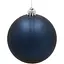 Комплект елочных шариков Chomik пластиковые 10 см синие 4 шт. (GIF3917) - миниатюра 2