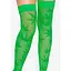 Чулки Leg Avenue 420 Net thigh highs Green - миниатюра 3