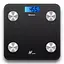 Весы для пола HFitness 8028-B 180 кг Bluetooth IBM Цифровые умные весы для веса тела Черный - миниатюра 1