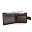 Портмоне мужское кожаное De Esse LC47210-92 на кнопке коричневое - миниатюра 2