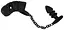 Пояс верности для мужчин Black Velvets Cock Cage With a Butt Plug 11.5 см черный - миниатюра 3