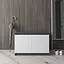 Тумба для обуви Vays R-20 Антрацит-Белый фасад, без ручек, ЛДСП, 80×40×53 см - для прихожей, коридора - миниатюра 1